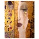 Canvas Gustav Klimt İki Eser Sayılarla Boyama Seti Rulo