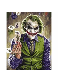 Canvas Joker Sayılarla Boyama Seti Rulo