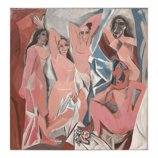 Canvas Picasso Avignonlu Kızlar Sayılarla Boyama Seti Kasnaklı
