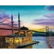 Canvas İstanbul Ortaköy Boyama  Seti Rulo