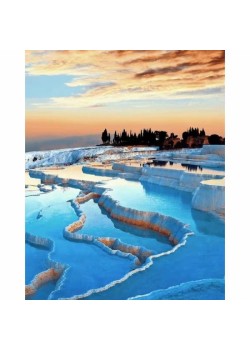 Canvas Pamukkale Sayılarla Boyama Seti Rulo