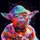 Canvas Starwars Yoda Sayılarla Boyama Seti Rulo