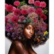 Canvas Çiçek Kadın 32 Sayılarla Boyama Seti Rulo