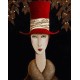 Canvas Kırmızı Şapkalı Kadın Sayılarla Boyama SetiKasnaklı