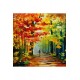 Canvas Sonbahar Ve Renkler Sayılarla Boyama Seti  Rulo